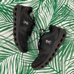 On Running Cloudgo Lace Up Running Sneakers in Black Women's Size 9